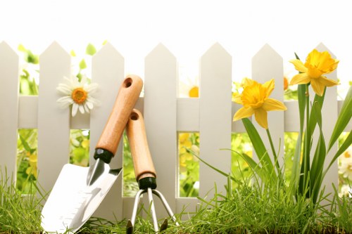 Spring lawn care activities in Richmond